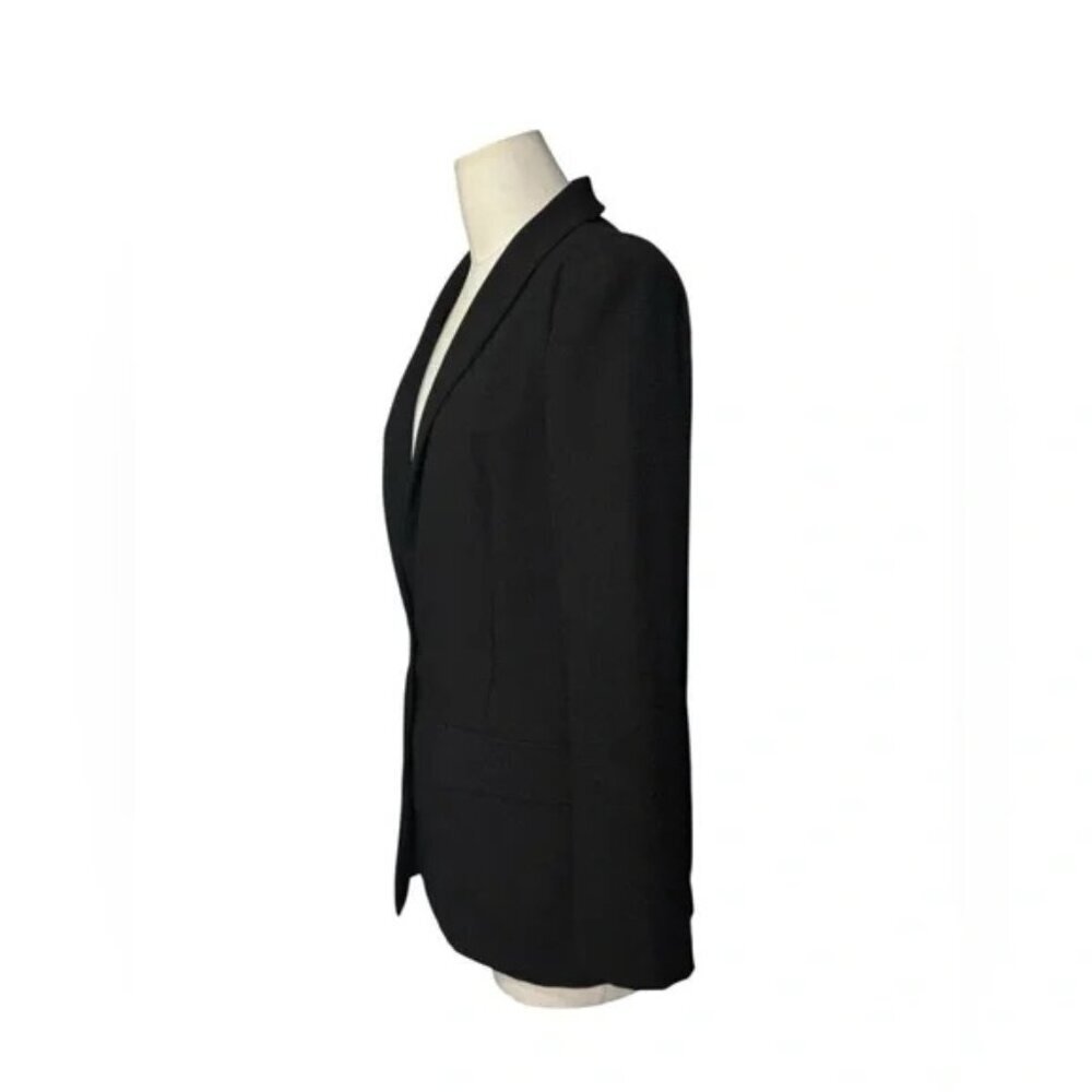 BCBGeneration Relaxed Fit Blazer Black one button XS - Picture 3 of 7